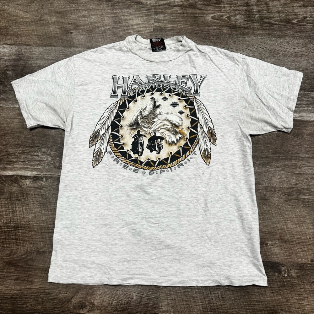 Harley Davidson Dream Catcher Wilmington Delaware Graphic Tee Size Large